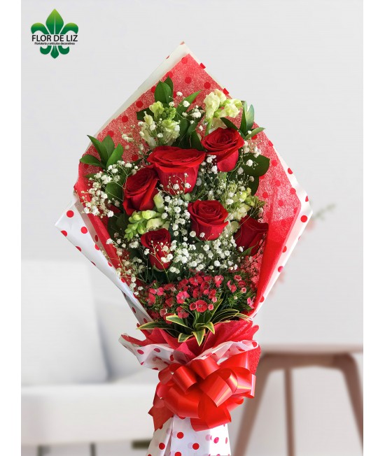 RAMILLETE 6 ROSAS RAMILLETE 6 ROSAS